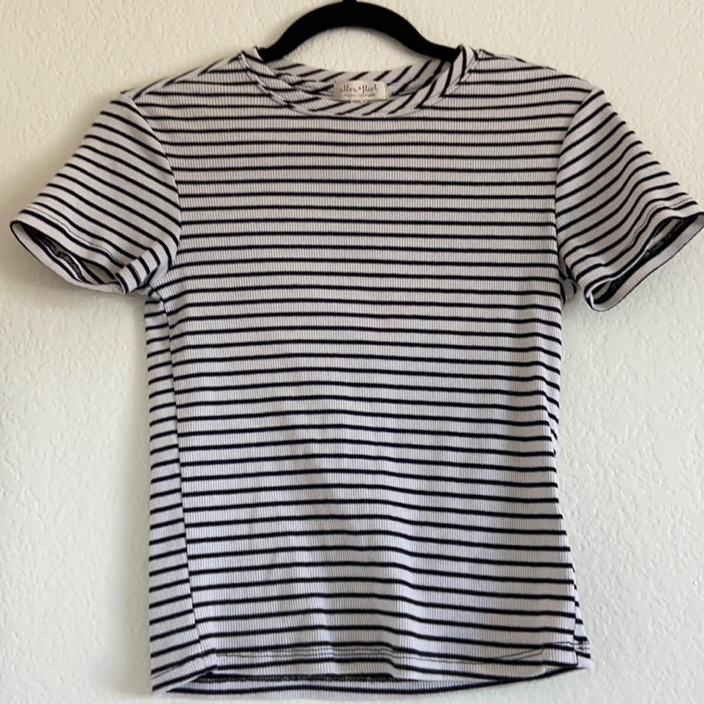stripped tee